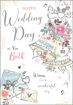 Picture of HAPPY WEDDING DAY CARD